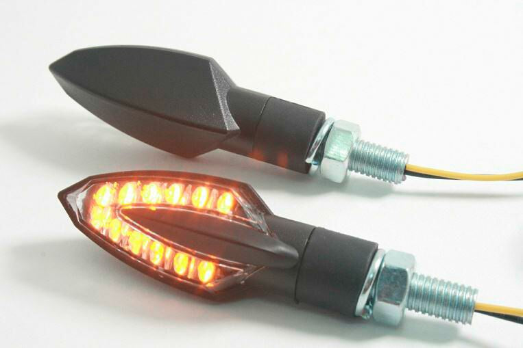 Blinklys, LED Smoke - Lens Turn Signal / ABS / Black — Parts Europe 20201376