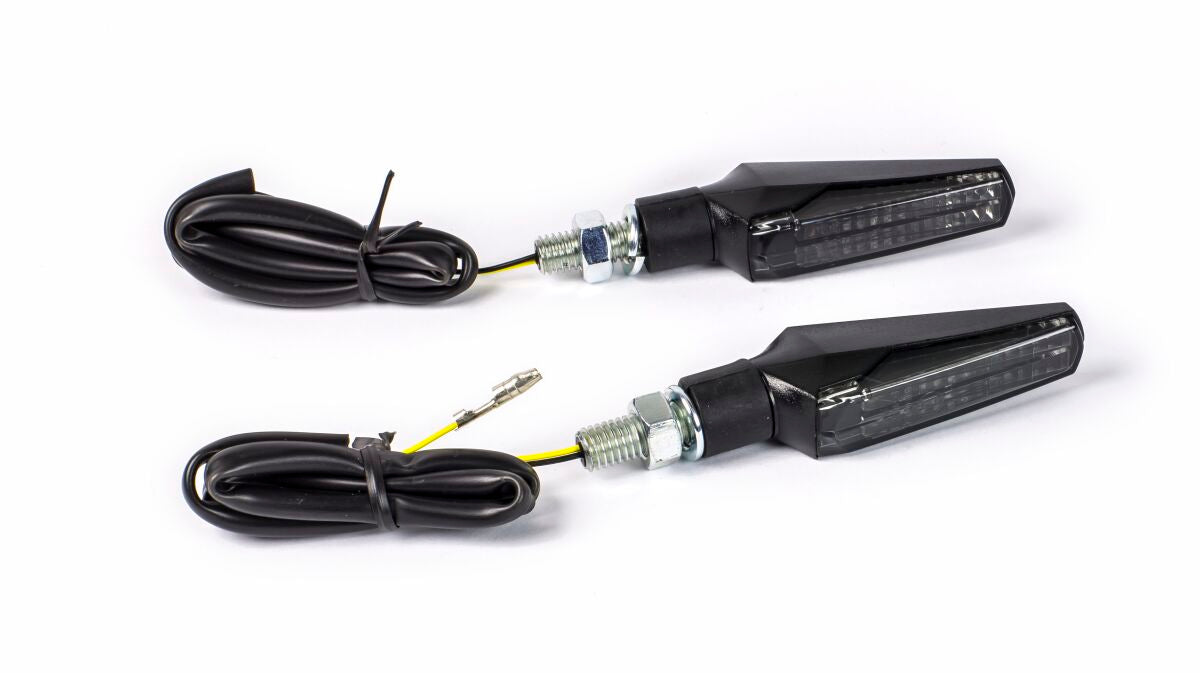 Blinklys, LED Smoke - Lens Turn Signal / ABS / Black — Parts Europe 20201386