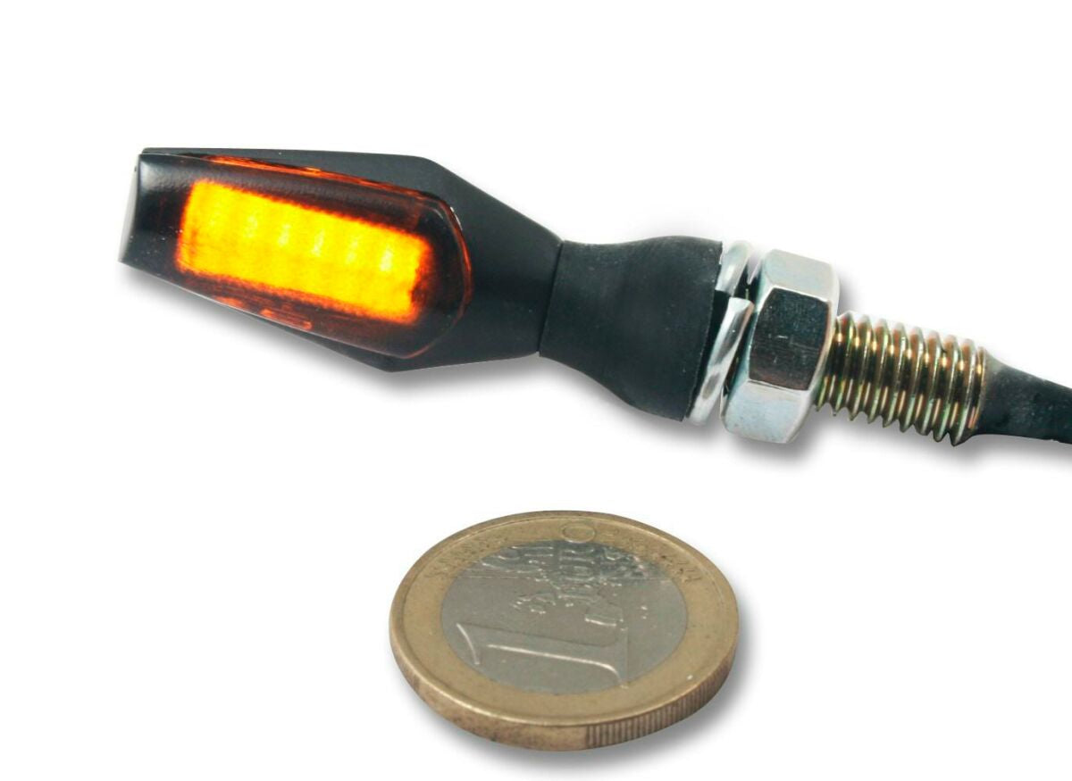 Blinklys, Cob-Led Smoke - Lens Turn Signal / Zinc Alloy / Black — Parts Europe 20201388