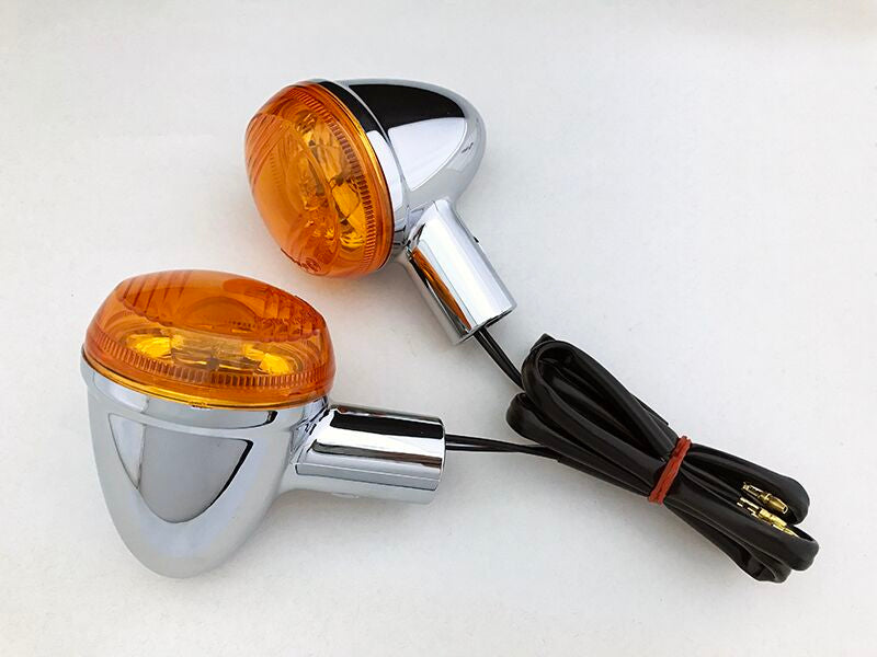 Blinklys, Turn Signal Kaw FR Amber Left — K&S Technologies 27-14090E L
