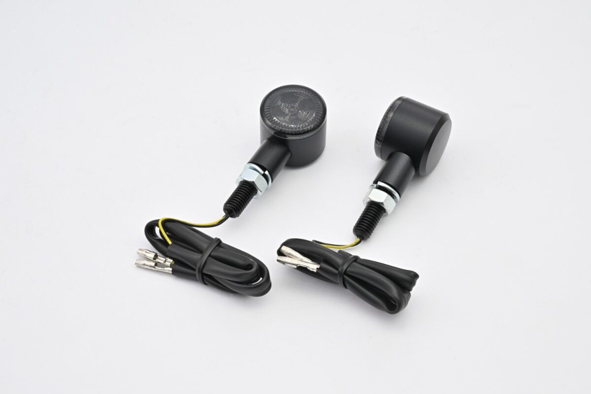 Blinklys, LED Indicator D-Light "SOL2" Smoke Lens 2PCS — Daytona 81248