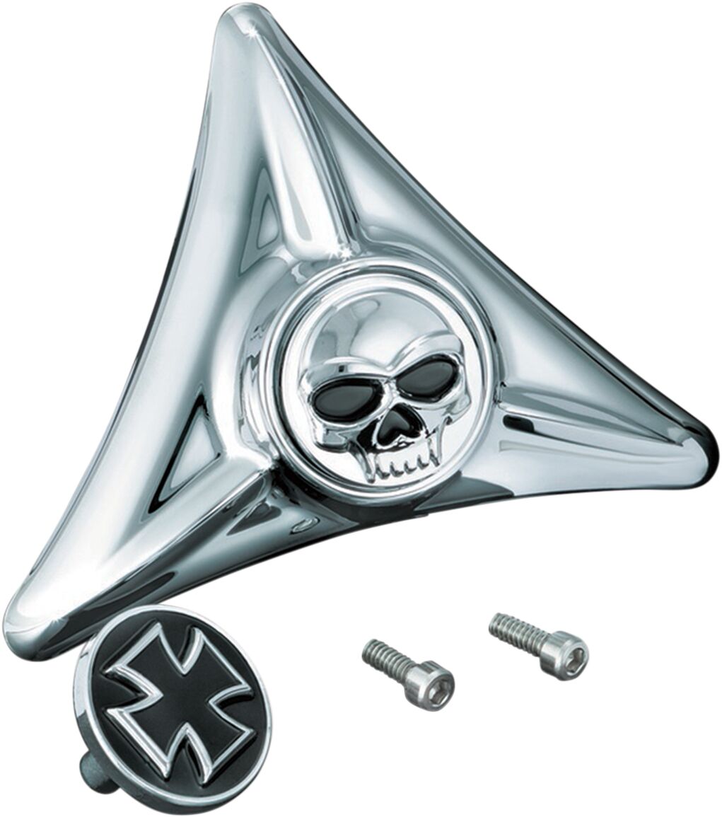 Skiltholder og skiltlys, Cover License Plate Holes — Kuryakyn KUR3158