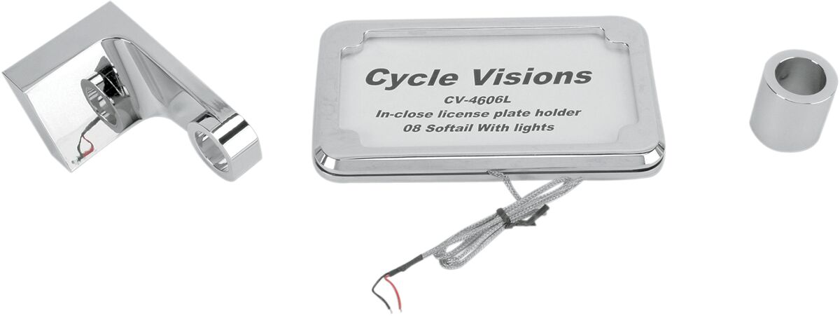 Skiltholder og skiltlys til Harley-Davidson — Cycle Visions CV-4606L