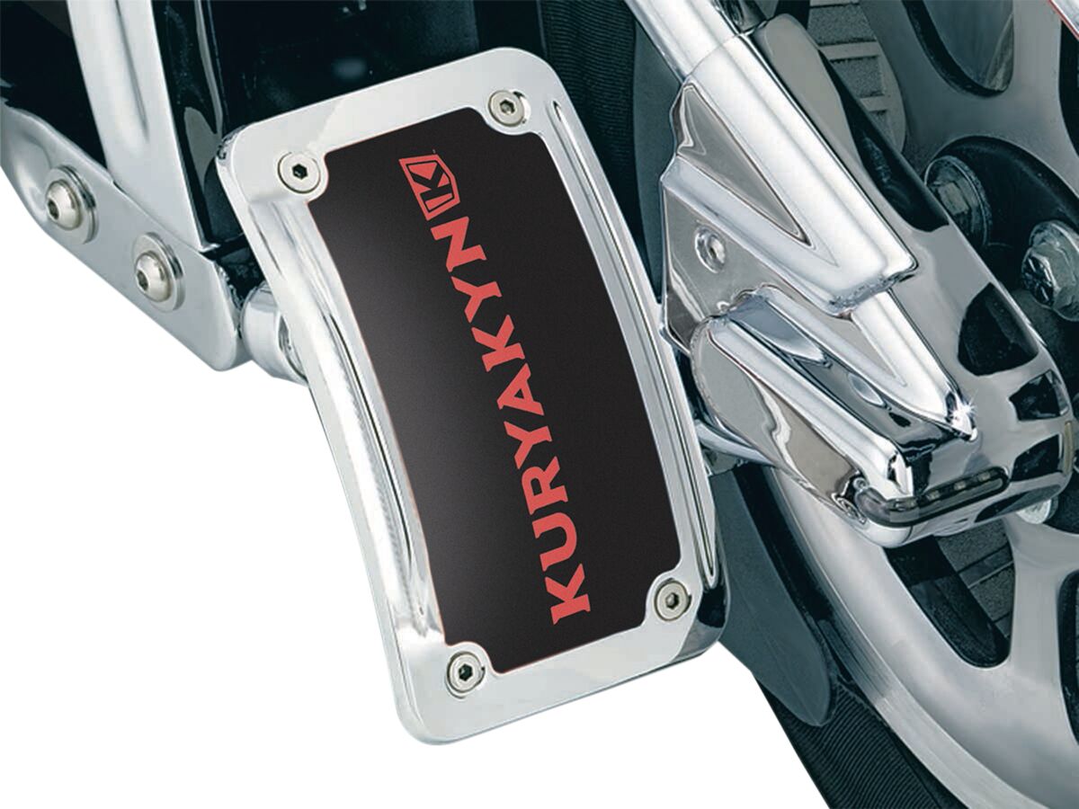 Skiltholder og skiltlys, Side Mount License Plate Vertical — Kuryakyn KUR9251