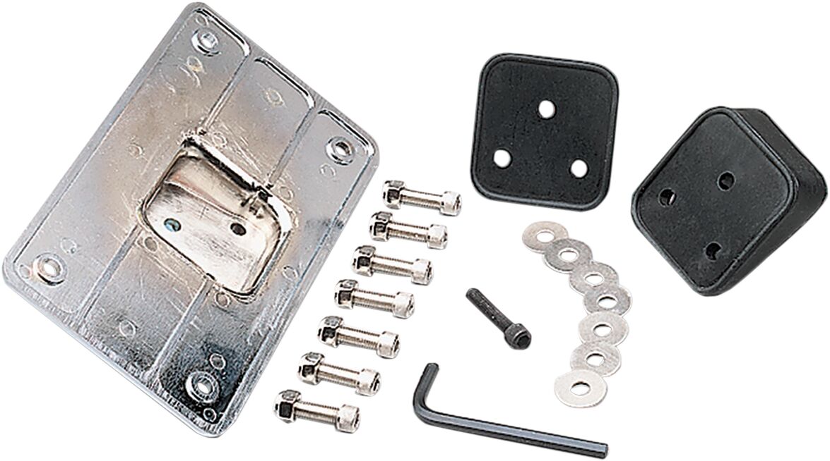 Skiltholder og skiltlys, License Plate Holder Laydown — Kuryakyn KUR9165