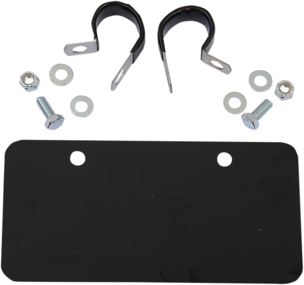 Skiltholder og skiltlys, Mud License Plt Holdr-Blk — Moose Racing P28-6830B