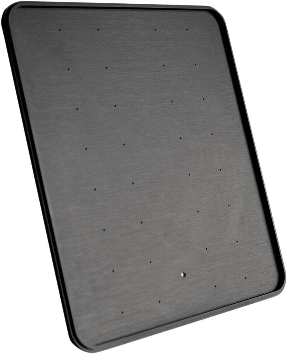 Skiltholder og skiltlys, License Plate Frame Aluminum Black — Heinz Bikes HBFRKZ