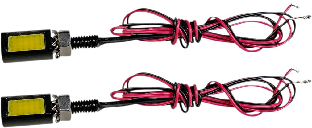 Skiltholder og skiltlys, LED Tag Bolts With White Licen — Custom Dynamics CD-TB-1-B