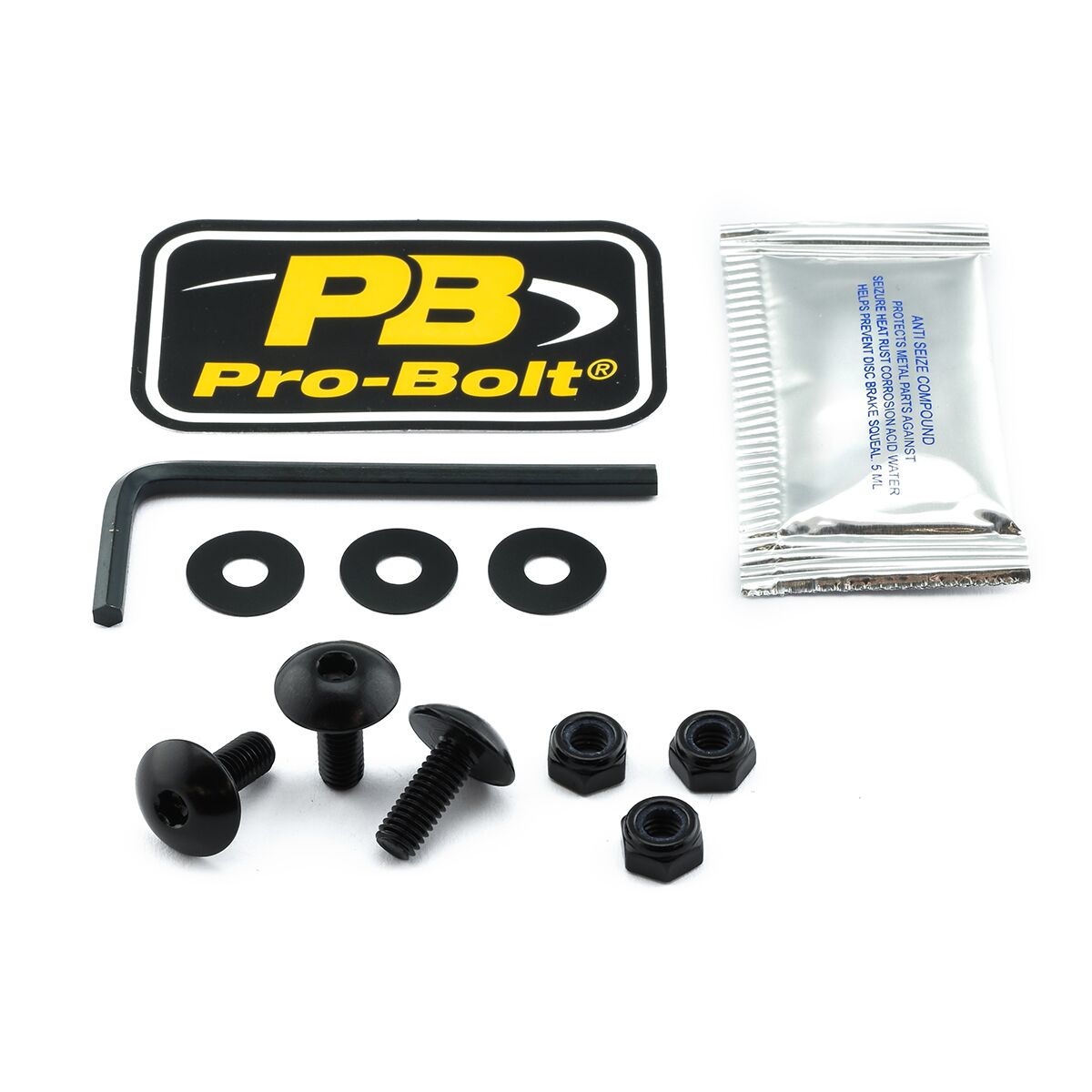 Skiltholder og skiltlys — Pro Bolt NPLATE10BK