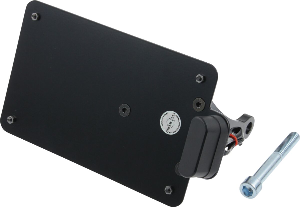Skiltholder og skiltlys, License Plate FR Vrod til Harley-Davidson — Cult Werk HD-ROD012-FR2
