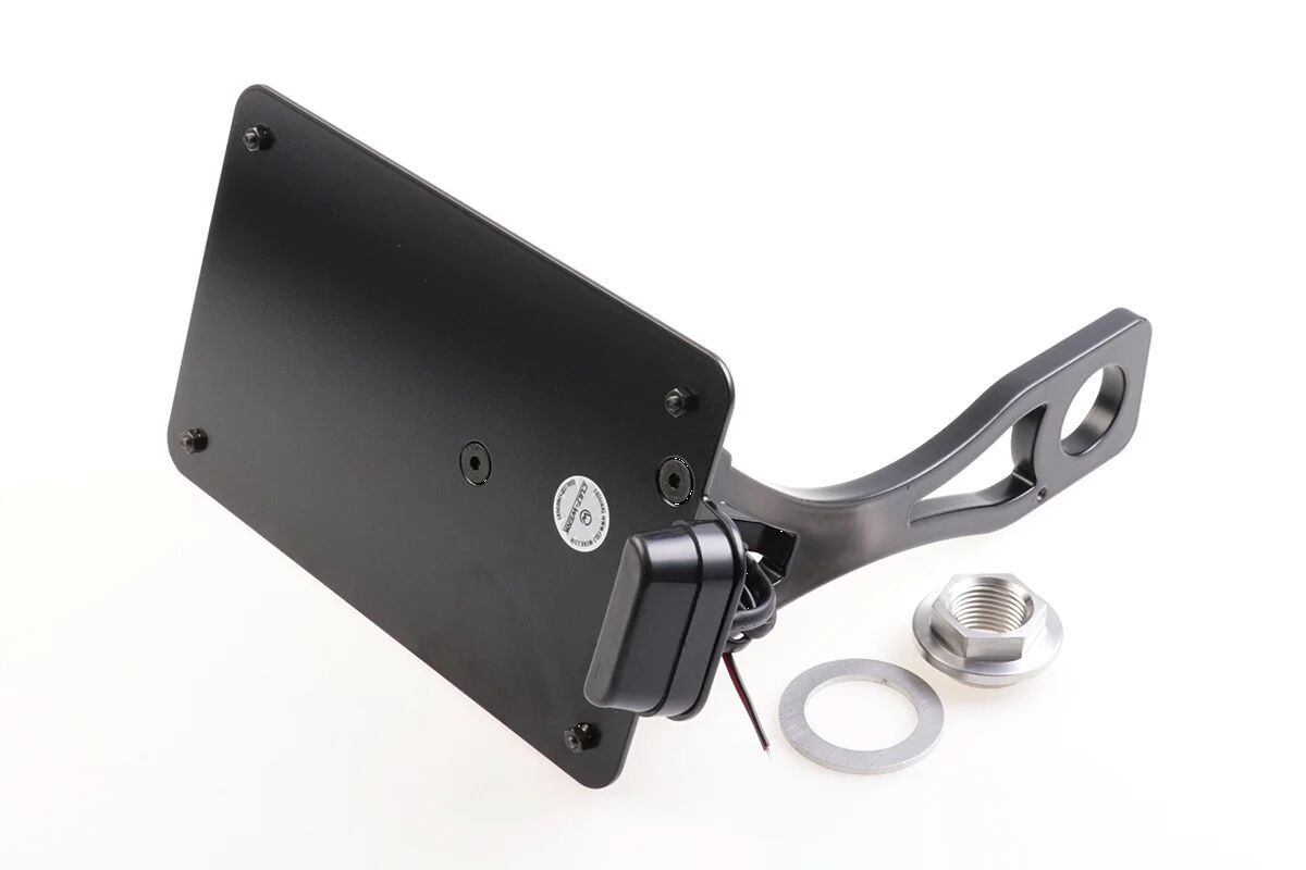 Skiltholder og skiltlys til Harley-Davidson — Cult Werk HD-DYN014-FR2