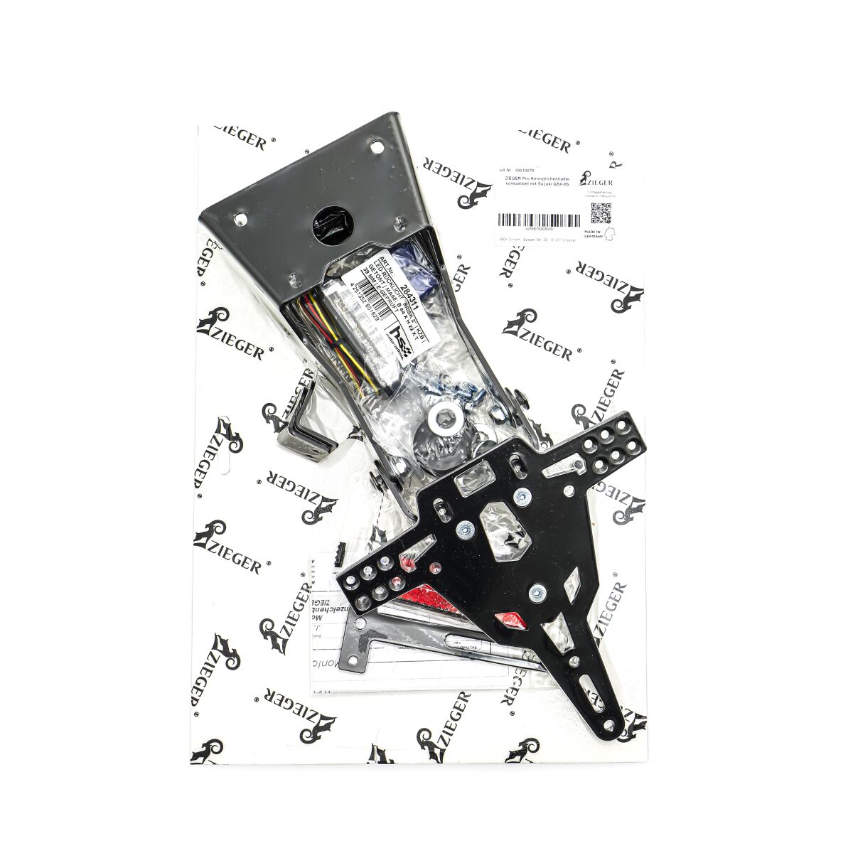 Skiltholder og skiltlys til Suzuki GSX-8R 800 ABS — Zieger 20302335