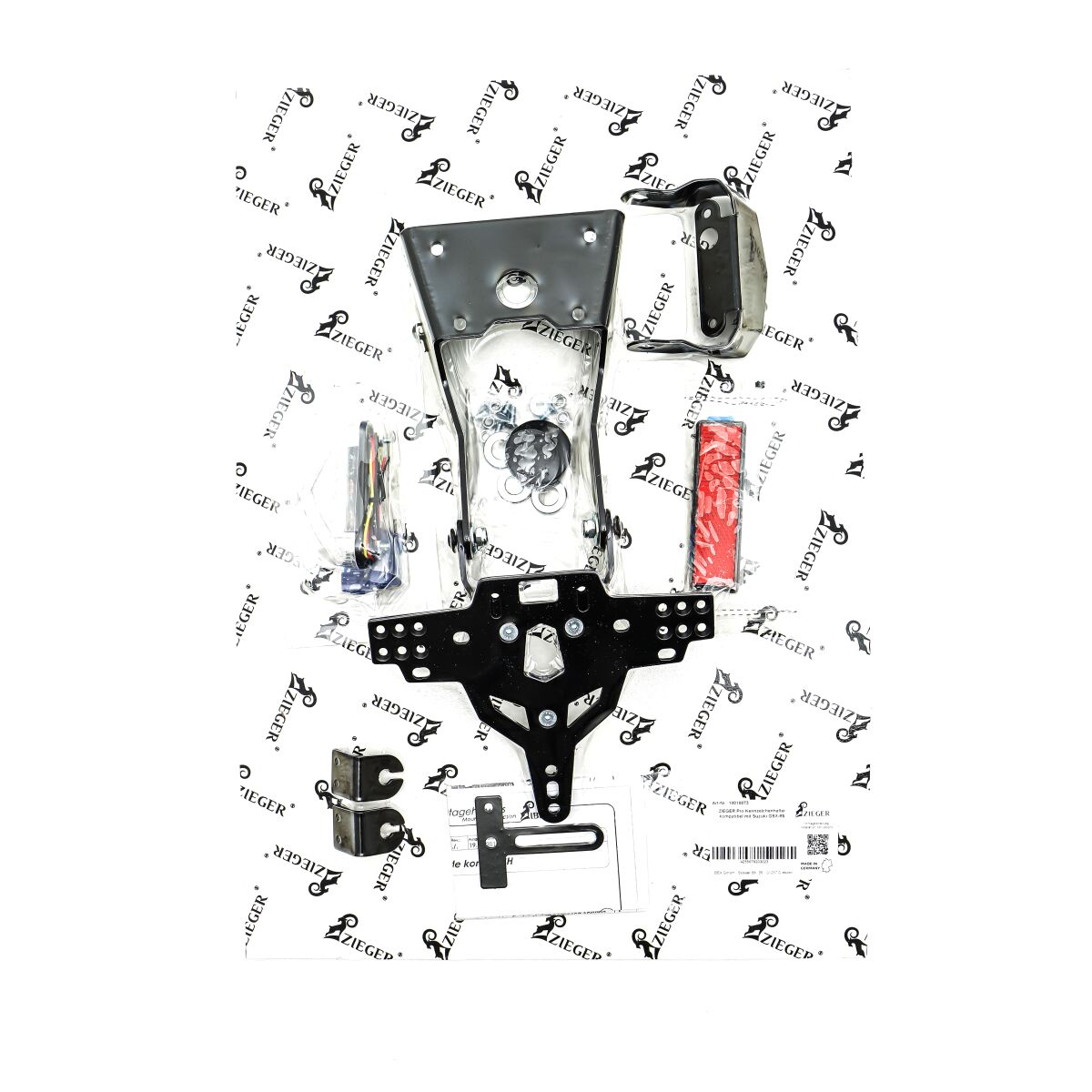 Skiltholder og skiltlys til Suzuki GSX-8R 800 ABS — Zieger 20302337