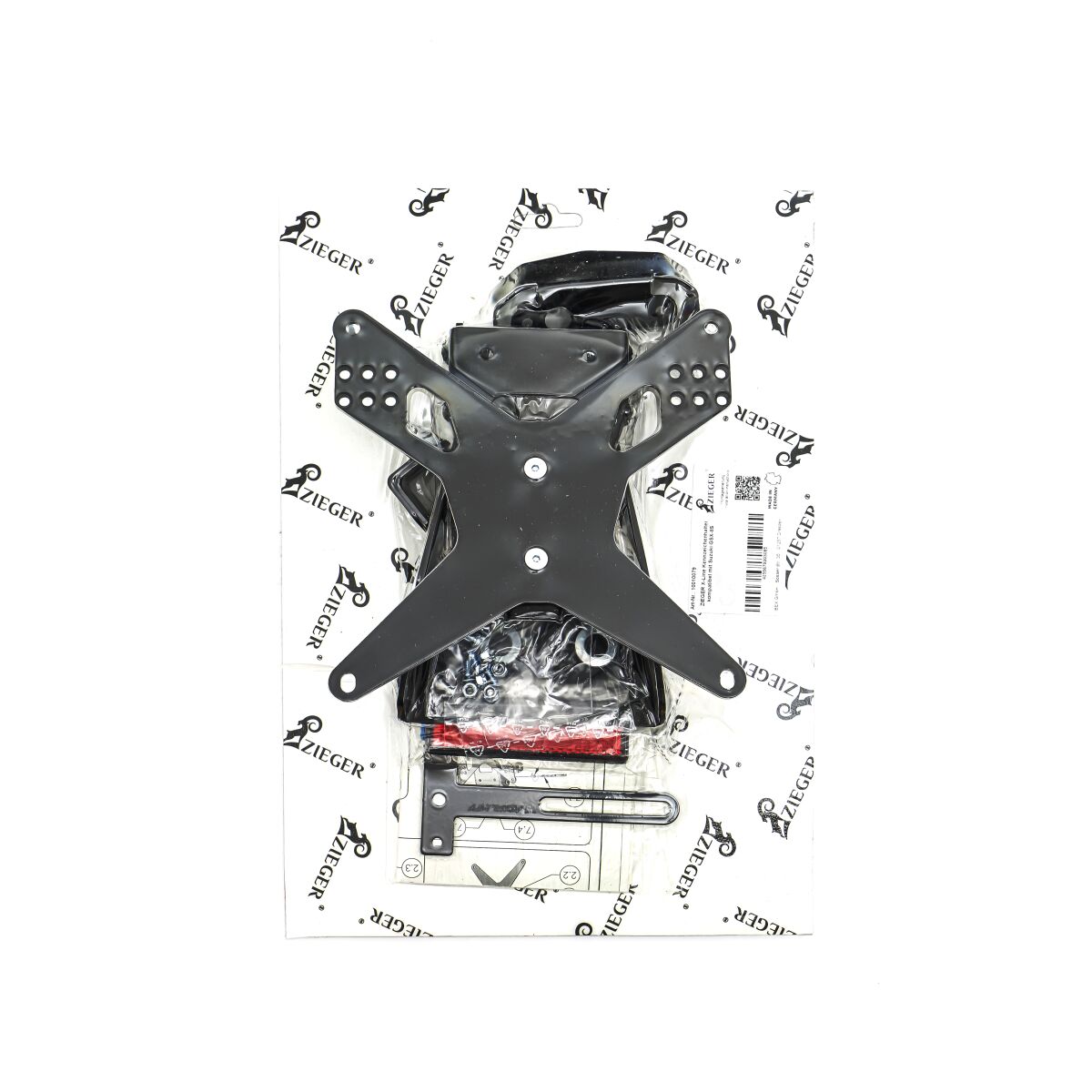 Skiltholder og skiltlys til Suzuki GSX-8R 800 ABS — Zieger 20302338