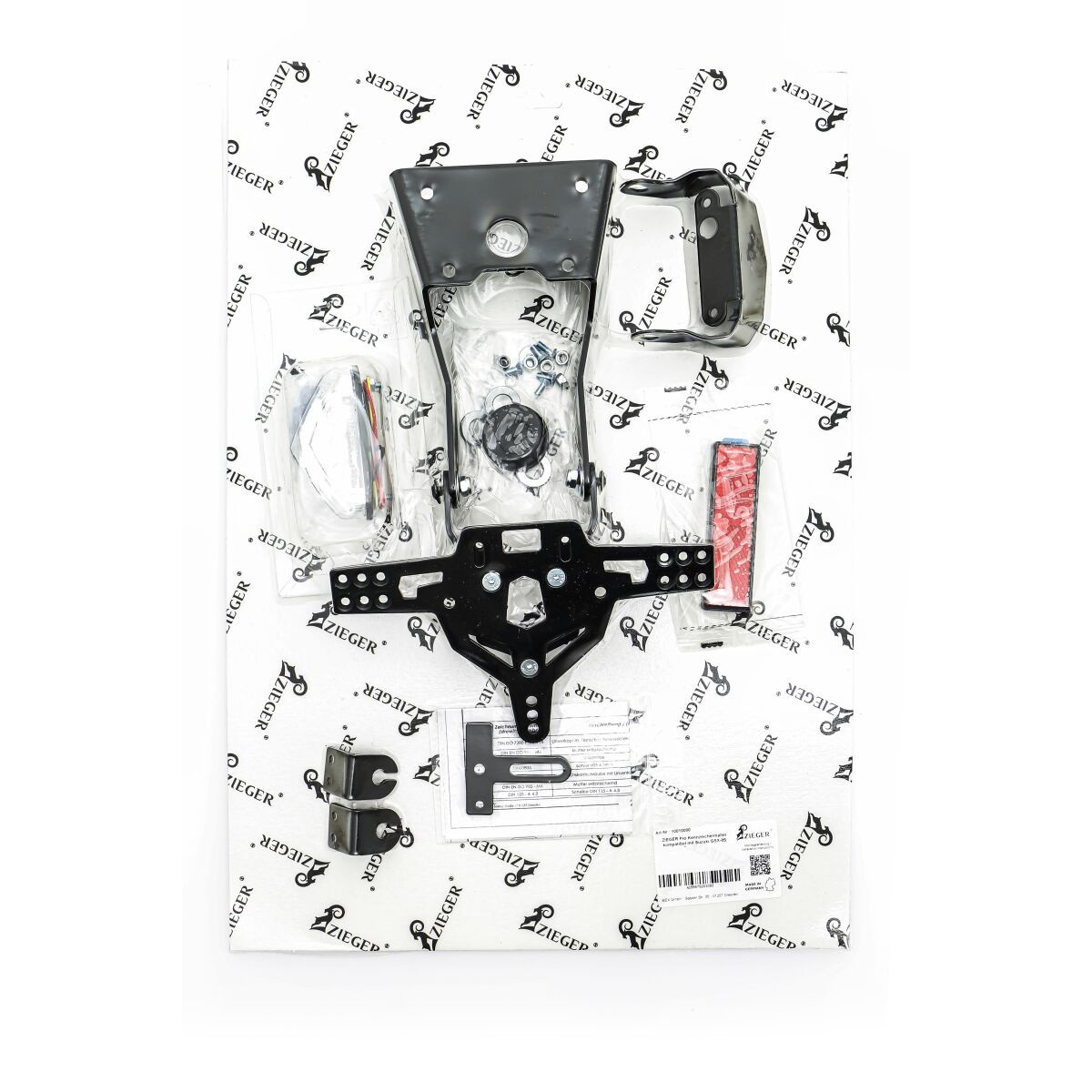 Skiltholder og skiltlys til Suzuki GSX-8R 800 ABS — Zieger 20302339