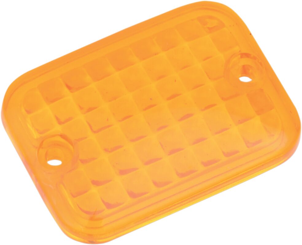 Ekstralys, Replacement Lens Mini-Rectangular Marker Light Amber — Drag Specialties 165179