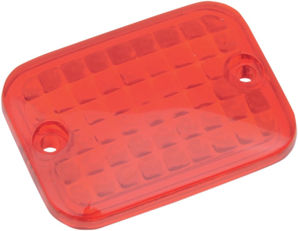 Ekstralys, Replacement Lens Mini-Rectangular Marker Light Red — Drag Specialties 165178