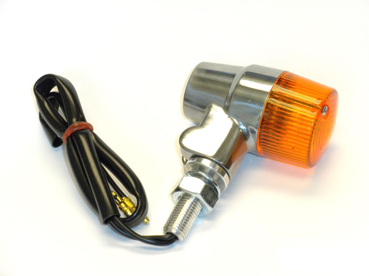 Ekstralys, Marker Light E-Mark Aluminum Polished Body Amber Lens — K&S Technologies 27-8602