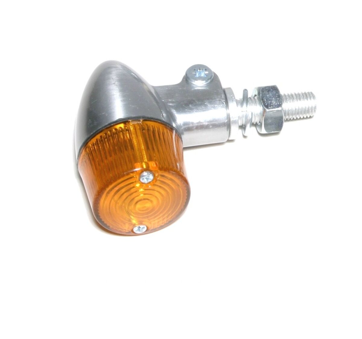 Ekstralys, Marker Light E-Mark Aluminum Round Body Amber Lens — K&S Technologies 27-8330