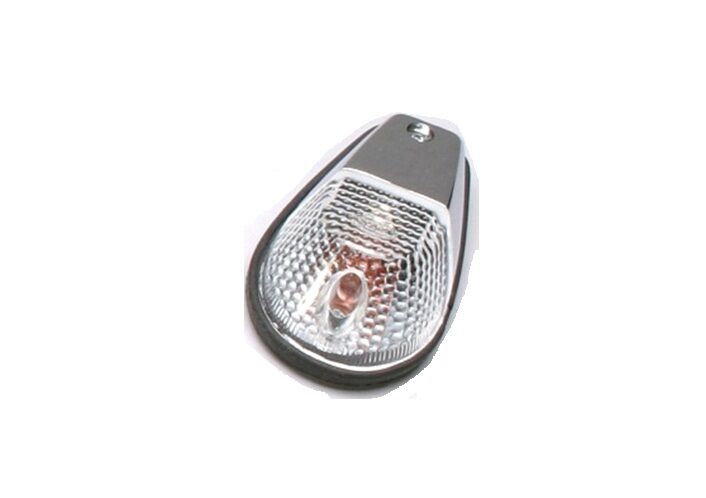 Ekstralys, Marker Light E-Mark Flush Mount Chrome Body Clear Lens — K&S Technologies 27-8238