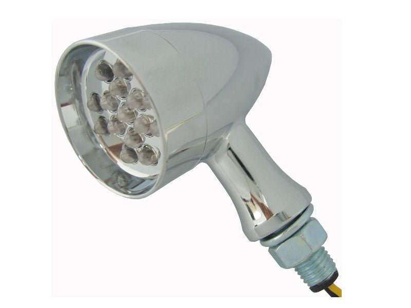 Ekstralys, Marker Light ECE LED Chrome Clear — K&S Technologies 27-01187LEDE