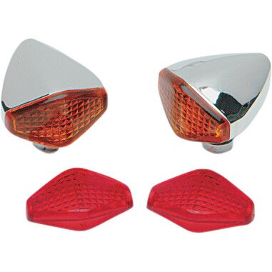 Ekstralys, Diamond Lights Single Fil — Drag Specialties 12-6034KSE