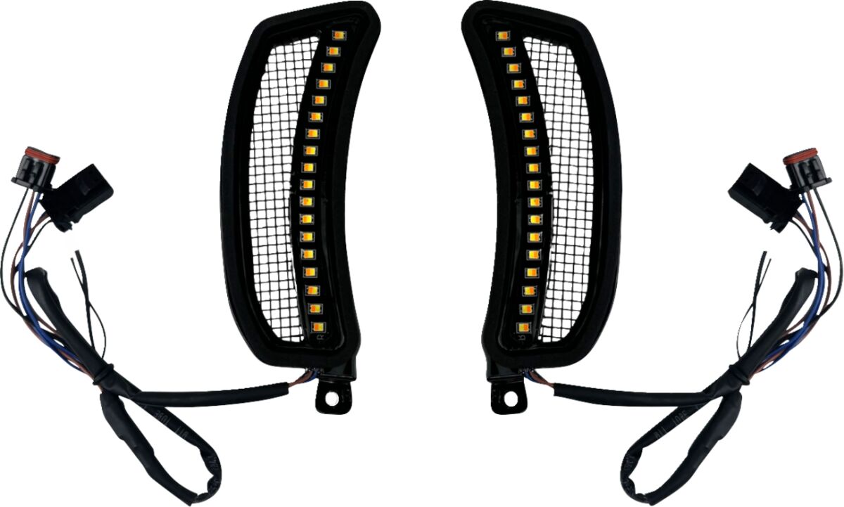 Ekstralys til Harley-Davidson FXLRST 1923 ABS — Custom Dynamics CD-LRST-VENT-B