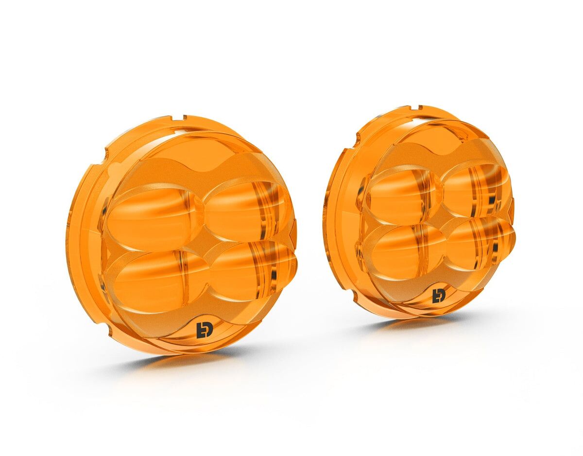 Ekstralys, Lens Kit For D3 Fog Lights Amber — Denali DNL.D3.10400