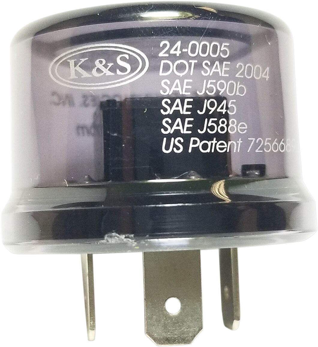 Lysbrytere og lysstyring, DOT Flasher Relay IC Type — K&S Technologies 24-0005