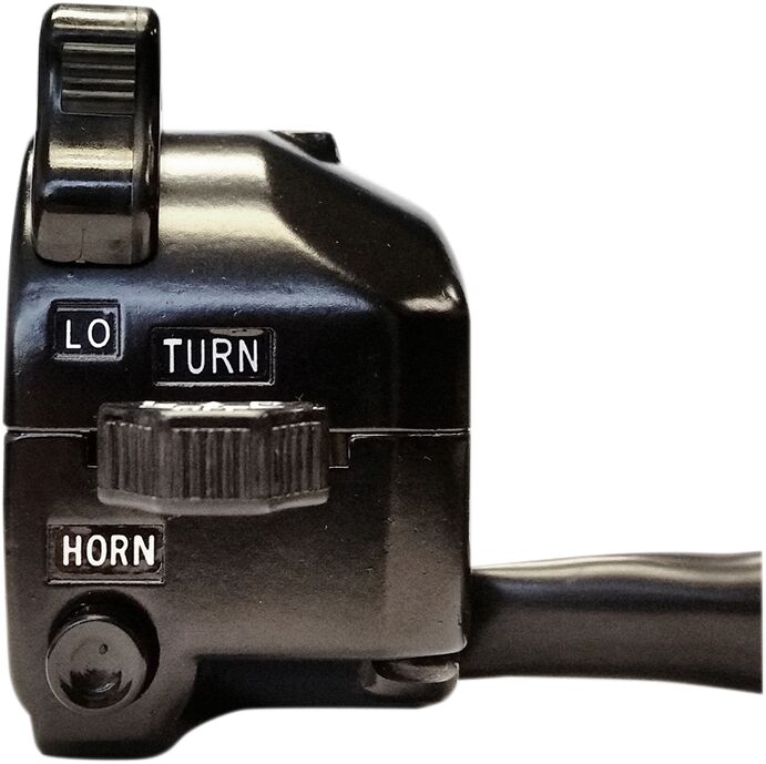 Horn, Handlebar DOT Switch Black — K&S Technologies 12-0042B