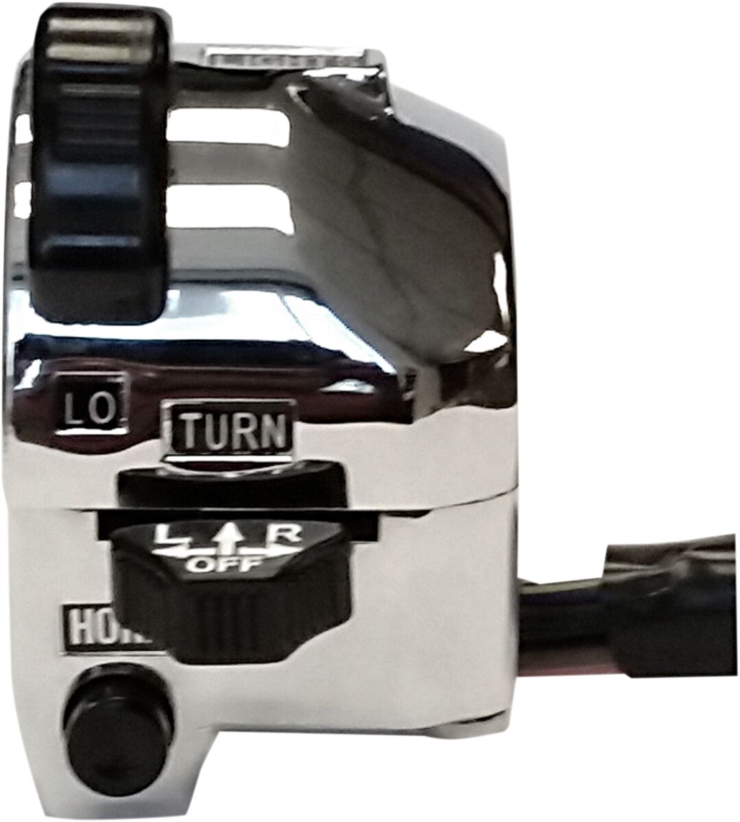 Horn, Handlebar DOT Switch Chrome — K&S Technologies 12-0042