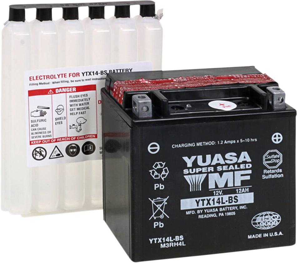 Batterier — Yuasa YTX14L-BS(CP)