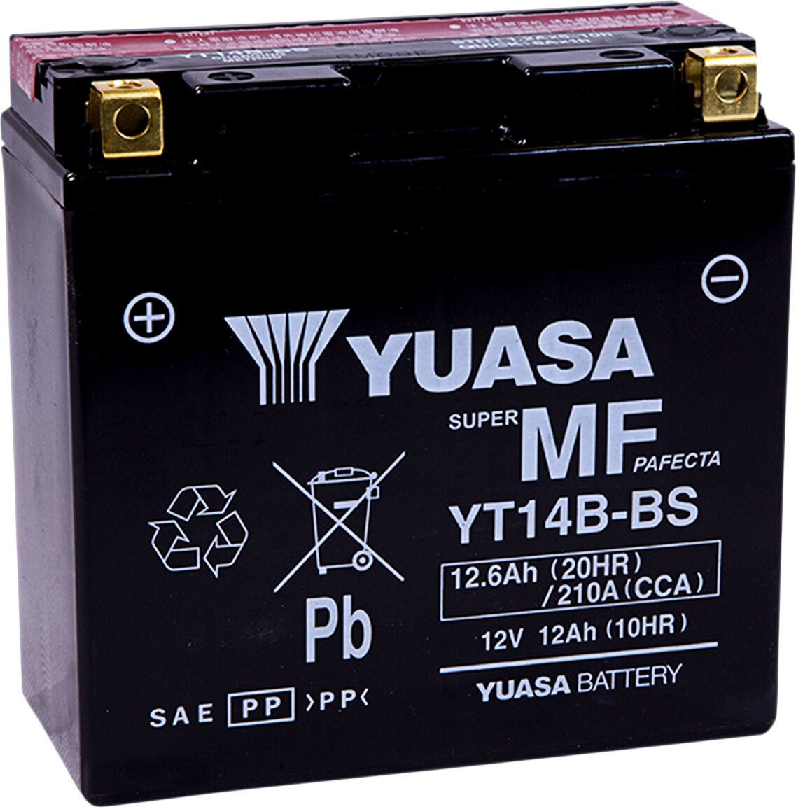 Batterier — Yuasa YT14B-BS(CP)