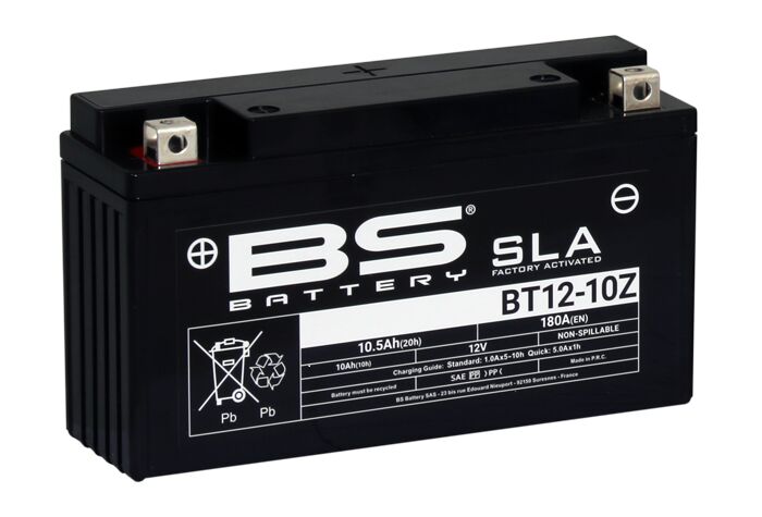 Batterier til Zontes — Bs Battery 300913