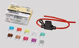 Diverse elektrisk, Fuseholder Inline Standard Fuse 10PK — Flosser 630610PK