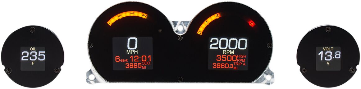 Målere til Harley-Davidson — Dakota Digital MLX-8414