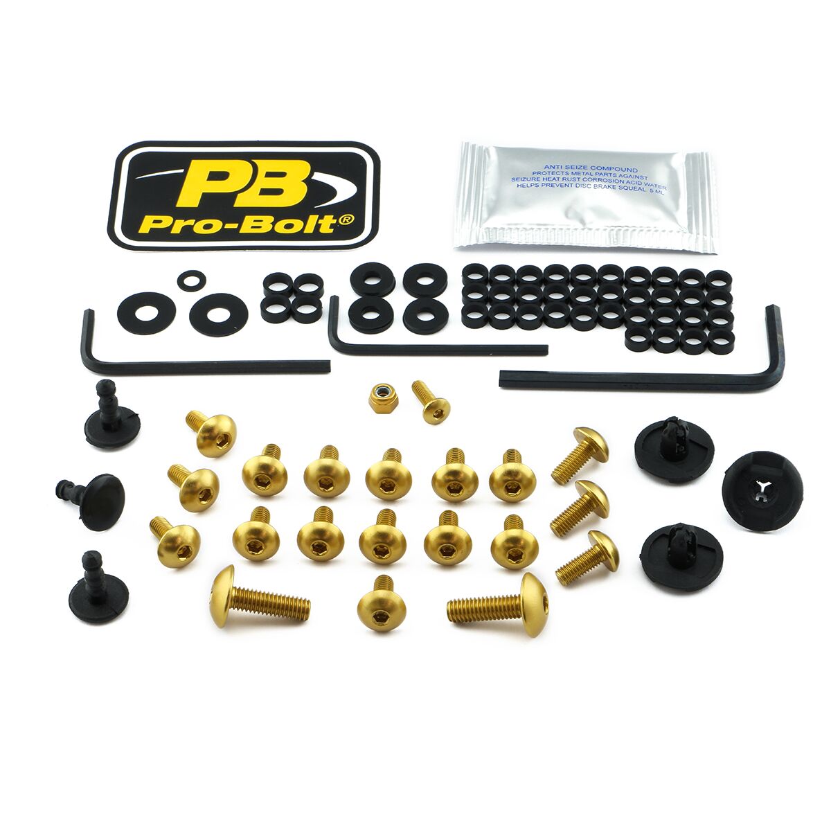 Festesett vindskjerm til Aprilia RSV4 1000 RF ABS — Pro Bolt FOAP210G