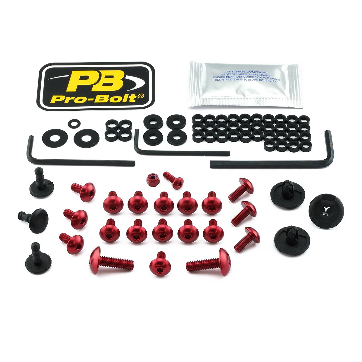 Festesett vindskjerm til Aprilia RSV4 1000 RF ABS — Pro Bolt FOAP210R