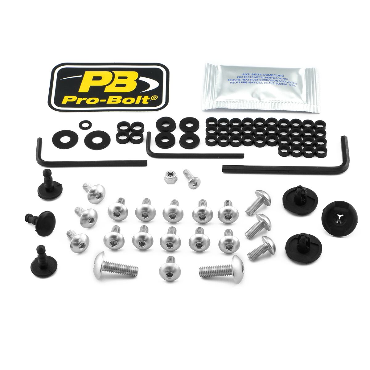 Festesett vindskjerm til Aprilia RSV4 1000 RF ABS — Pro Bolt FOAP210S