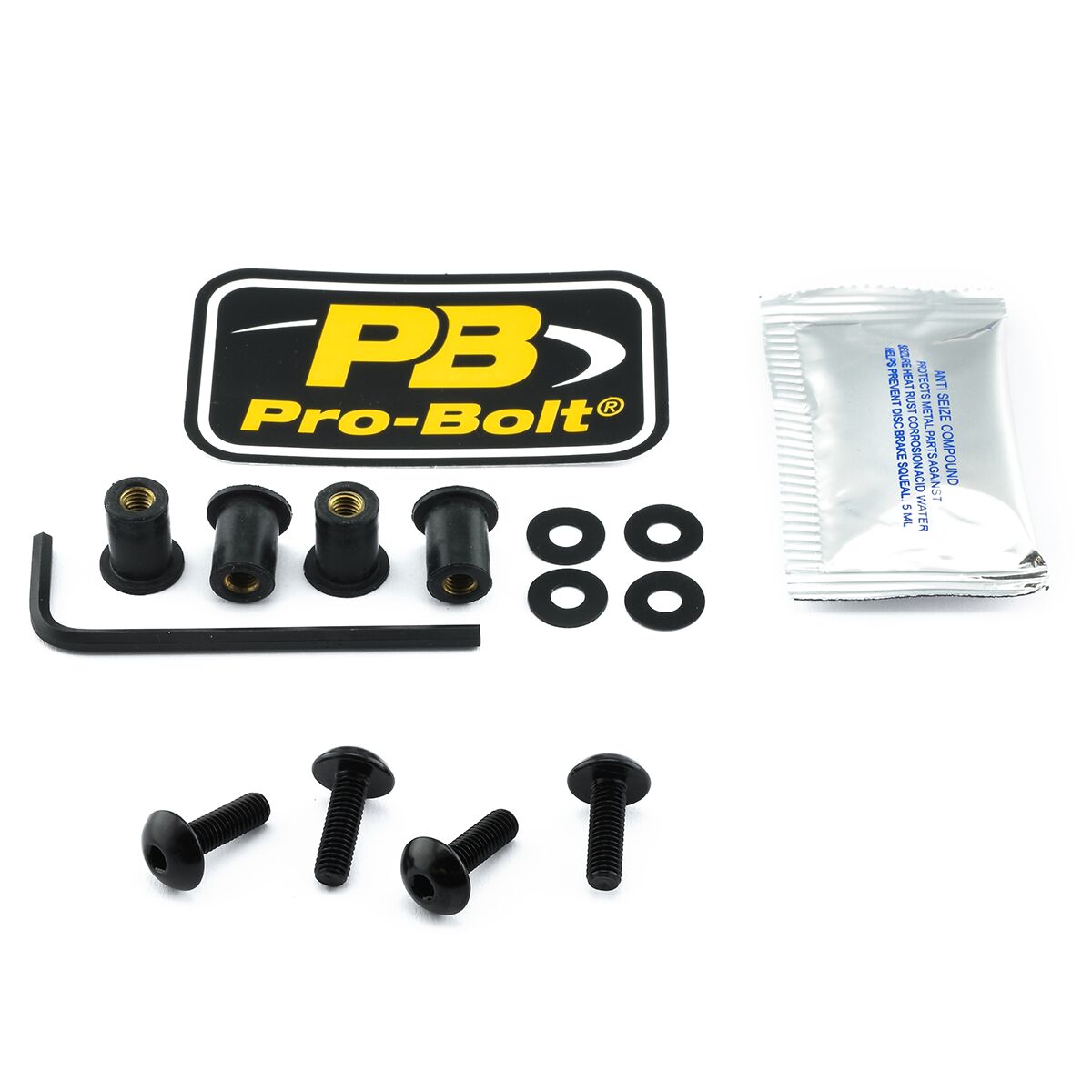 Festesett vindskjerm — Pro Bolt SK4BK