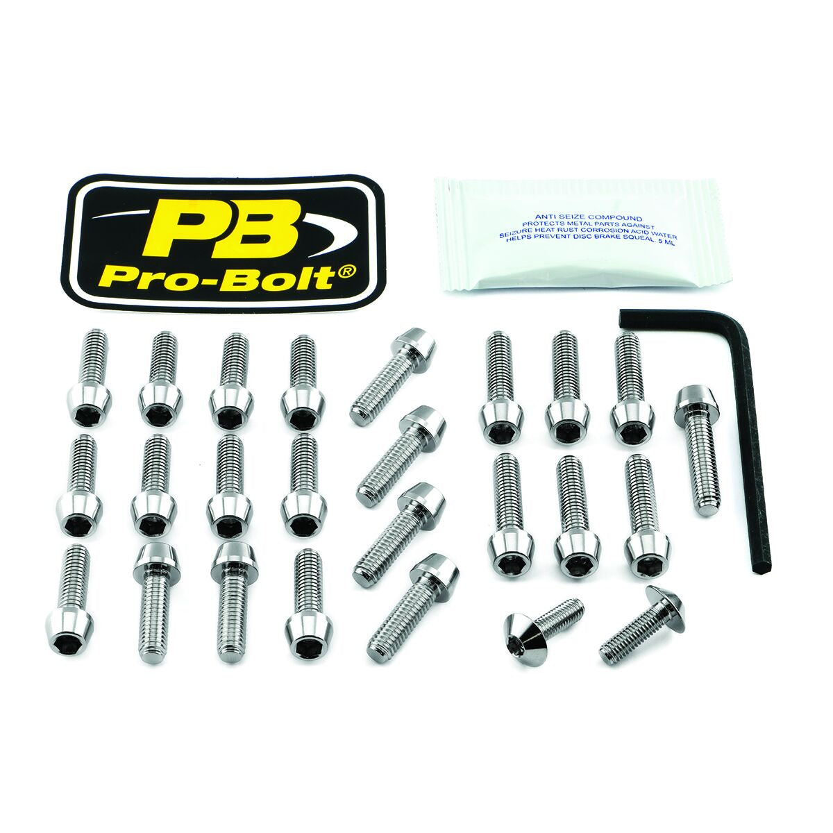 Skruesett modellspesifikke til BMW R 1250 GS ABS — Pro Bolt EBM820S