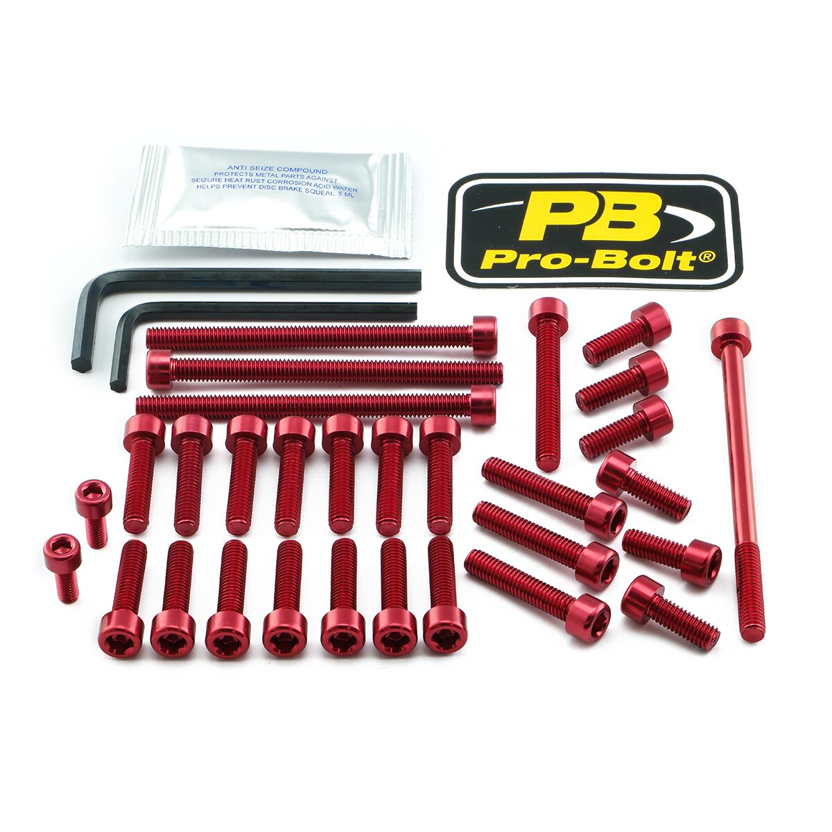 Skruesett modellspesifikke til Ducati MONSTER 696 — Pro Bolt EDU034R