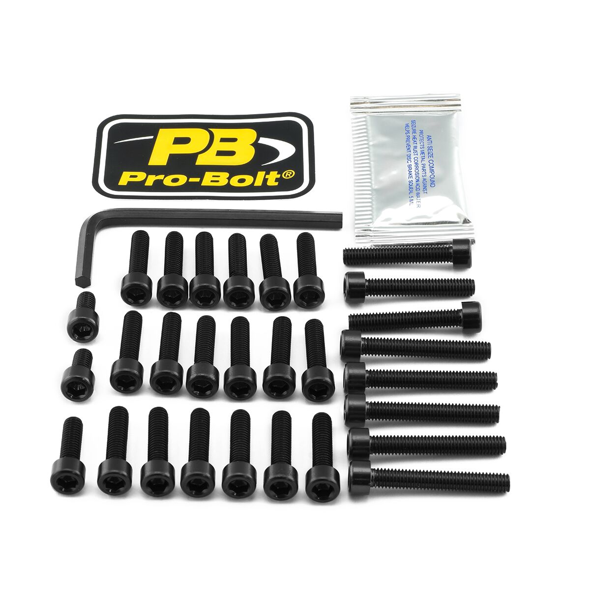 Skruesett modellspesifikke til Aprilia RSV4 1000 RF ABS — Pro Bolt EOAP210BK