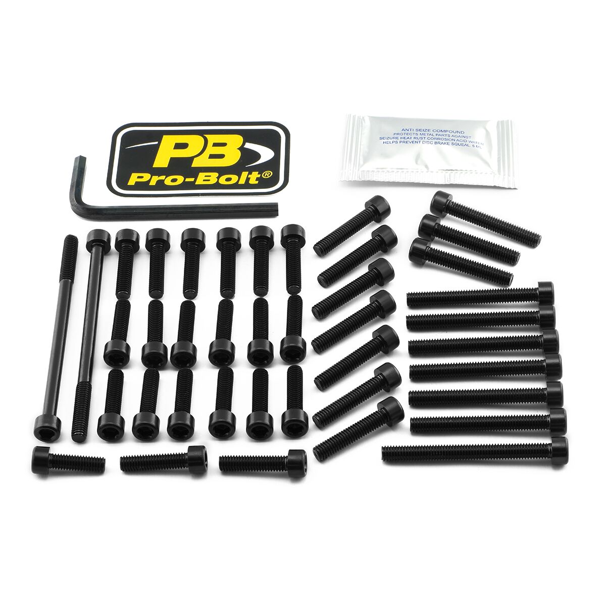 Skruesett modellspesifikke til Yamaha MT-03 660 — Pro Bolt EYA510BK