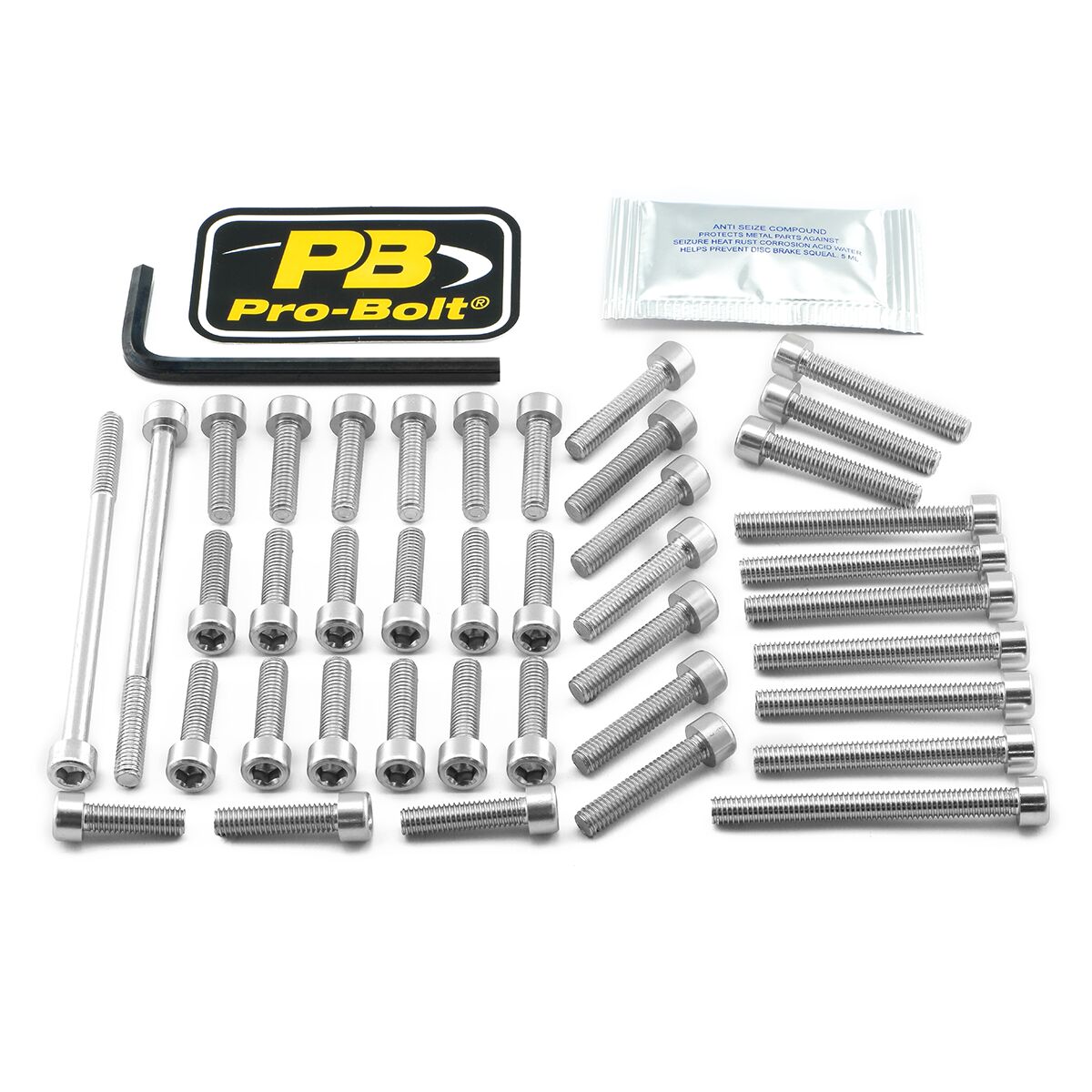 Skruesett modellspesifikke til Yamaha MT-03 660 — Pro Bolt EYA510S