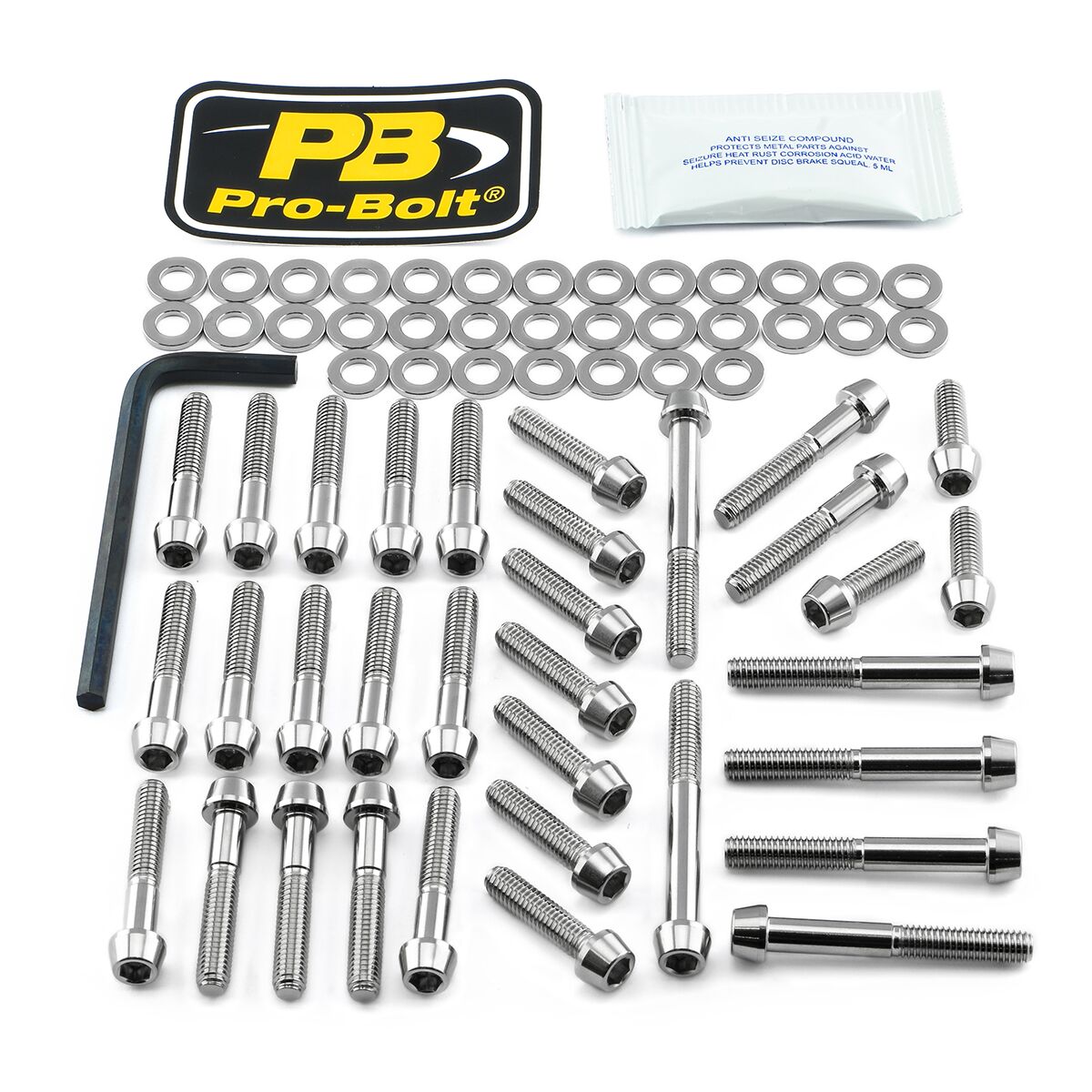 Skruesett modellspesifikke til BMW S 1000 R ABS — Pro Bolt EBM047SS