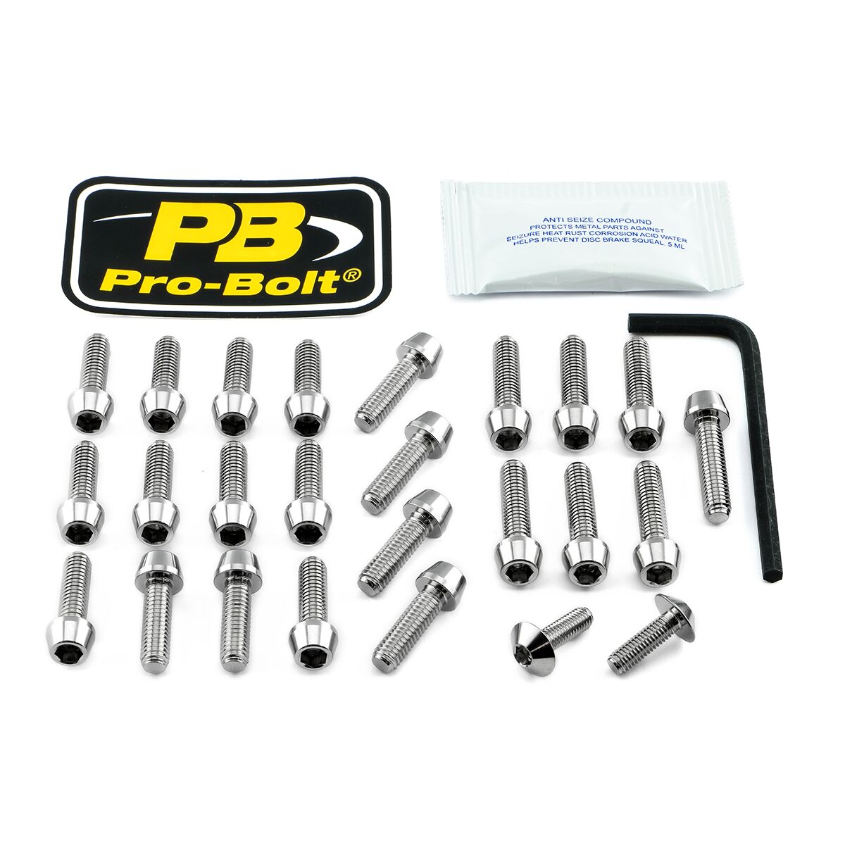 Skruesett modellspesifikke til BMW R 1250 GS ABS — Pro Bolt EBM820SS