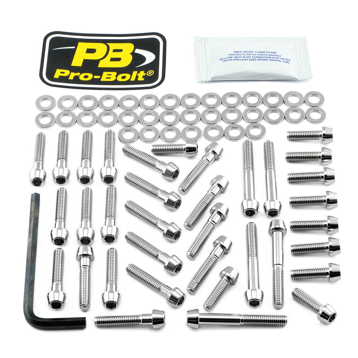 Skruesett modellspesifikke til Yamaha MT-09 — Pro Bolt EYA356SS