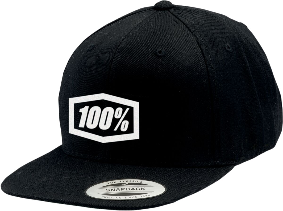 Capser og luer, Snapback Hat BLACK/WHITE One Size — 100% 20044-00000