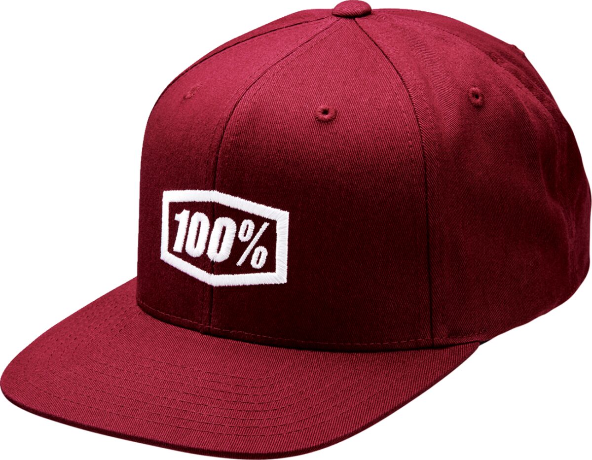 Capser og luer, Hat Icon Snpbck Brgndy OS — 100% 20044-00001